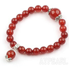 Wholesale Classic Design Carnelian Elastic Bangle Bracelet