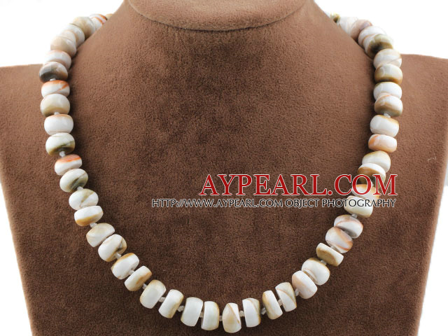 Monocylindre Forme Strand coquillages Collier dim.