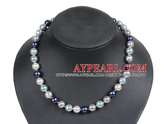 Ethnic Style Serpentine Jade and Peacock Agate Tassel Necklace with Red Rope