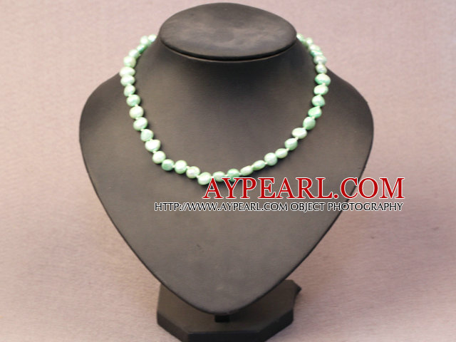 Simple style branché Lumière Naturelle vert collier de perles