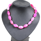 Wholesale Simple Classic Design Impulse Angle Rose Red Agate Choker Necklace