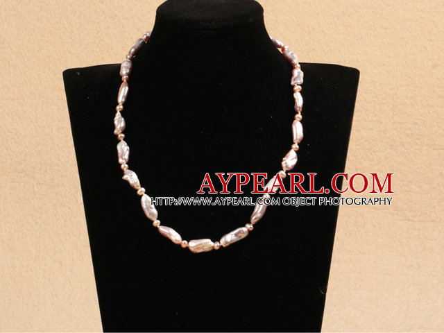 Best Äiti Gift Graceful Natural Purple Rebirth Pearl Party Kaulakoru