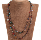Pretty New Long Style Multi Color Cyrstal Beads Necklace(Also can be Bracelet)