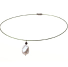 Simplu de moda stil natural Neclear Pearl pandantiv Nekclace 