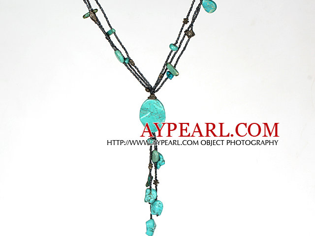 Collier Y Fashion Style Collier Turquoise pour les femmes