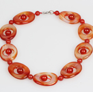 Natural Color Agate choker halskjede smykker