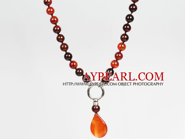 Visional Agate Pendentif Collier ras du cou