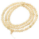 Wholesale Classic Design Light Yellow Color 108 Round Antelope Horn Beads Rosary/Prayer Bracelets