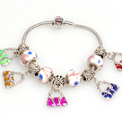 Wholesale Fashion Style Charm Bracelet with Handbag Pendants
