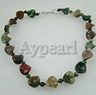 Wholesale Gemstone Jewelry-indian agate necklace