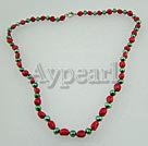 pearl coral necklace