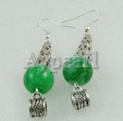 Wholesale Gemstone Earrings-malaysian jade earrings