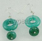 Wholesale Gemstone Jewelry-blue jade earrings