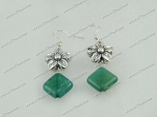 blue jade earrings