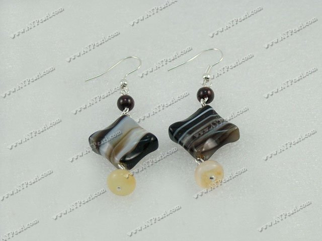 agate earrings