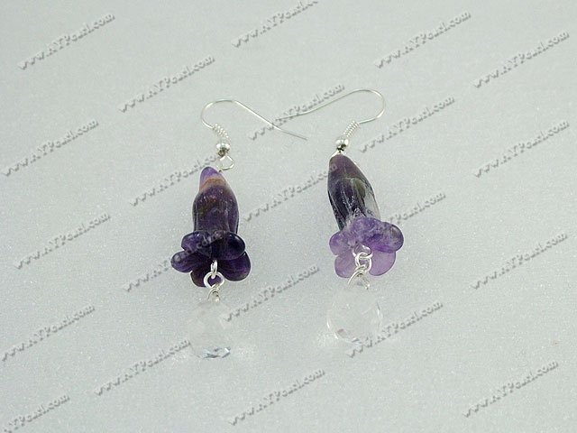 Wholesale Crystal Jewelry-Amethyst earrings