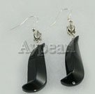 Wholesale Gemstone Earrings-Black agate earrings