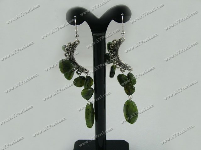 Boucles d'oreilles jade canadienne