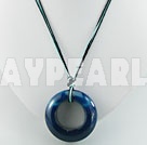 Wholesale Gemstone Jewelry-blue agate necklace