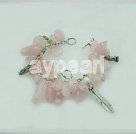 Wholesale Gemstone Bracelet-rose quartz bracelet