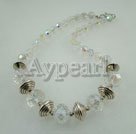 manmade crystal necklace