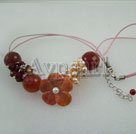 Wholesale pearl agate necklace