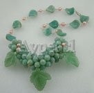 Wholesale Amazon stone pearl necklace