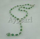 Aventurine μαργαριτάρι κολιέ