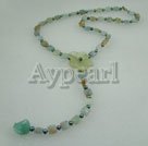 collier de perles Aquamarine