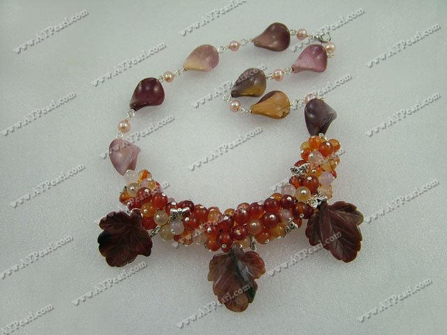 Wholesale Gemstone Jewelry-agate necklace