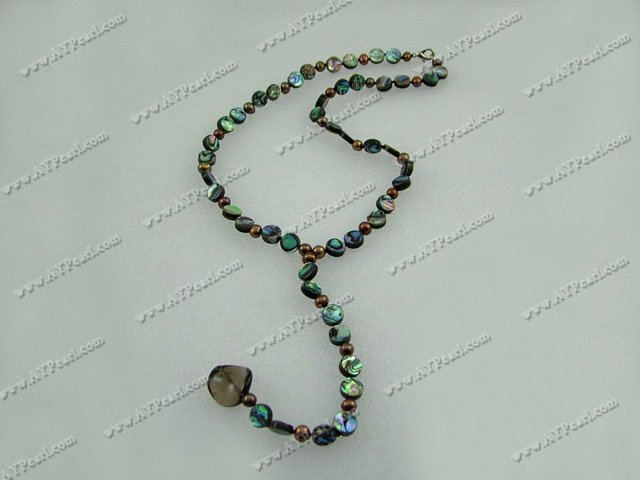 Wholesale Shell Jewelry-ear shell pearl necklace