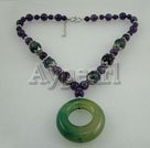 Wholesale amethyst agate necklace