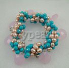 pearl turquoise bracelet