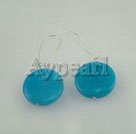 Boucles d'oreilles en pierre bleue