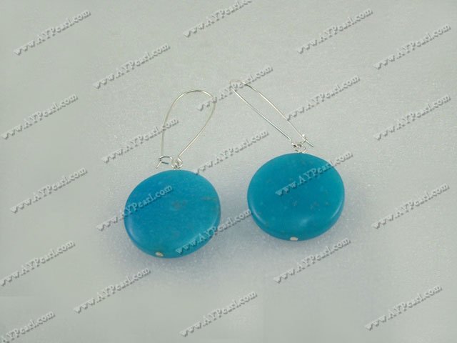μπλε πέτρα σκουλαρίκια