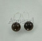 smoky quartz earrings