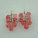 Wholesale earring-cherry quartz earrings