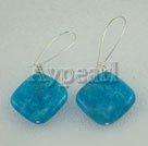 Wholesale Gemstone Earrings-blue stone earrings