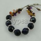 pearl gem agate necklace