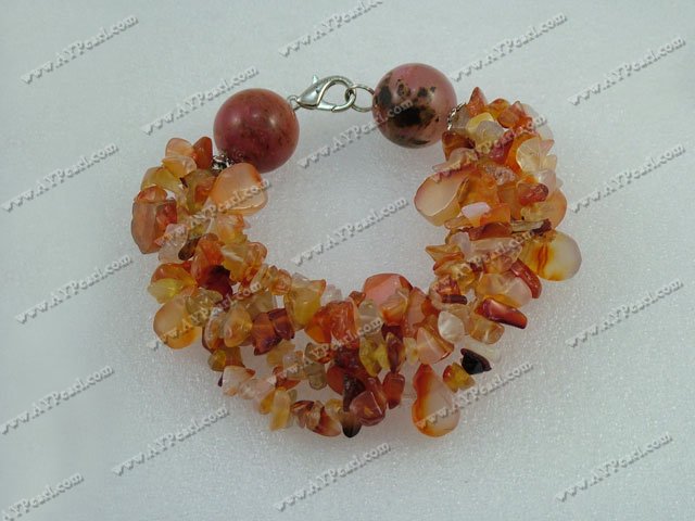Gemstone Beads-agate bracelet
