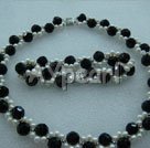 Wholesale Set Jewelry-pearl crystal set