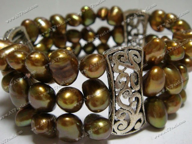 elastic pearl bracelet