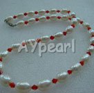 Wholesale pearl crystal necklace