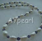 Wholesale pearl crystal necklace