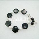 Wholesale Gemstone Bracelet-black agate bracelet