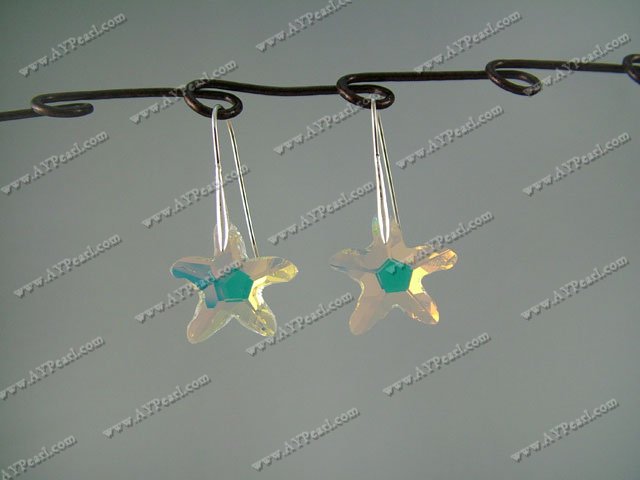 boucles d'oreilles en cristal