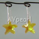 boucles d'oreilles en cristal