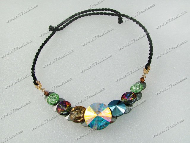 Unique handcrafted jewelry-Austria crystal necklace