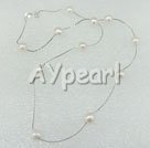 925 silver pearl necklace