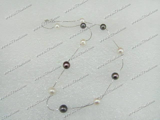 black pearl necklace